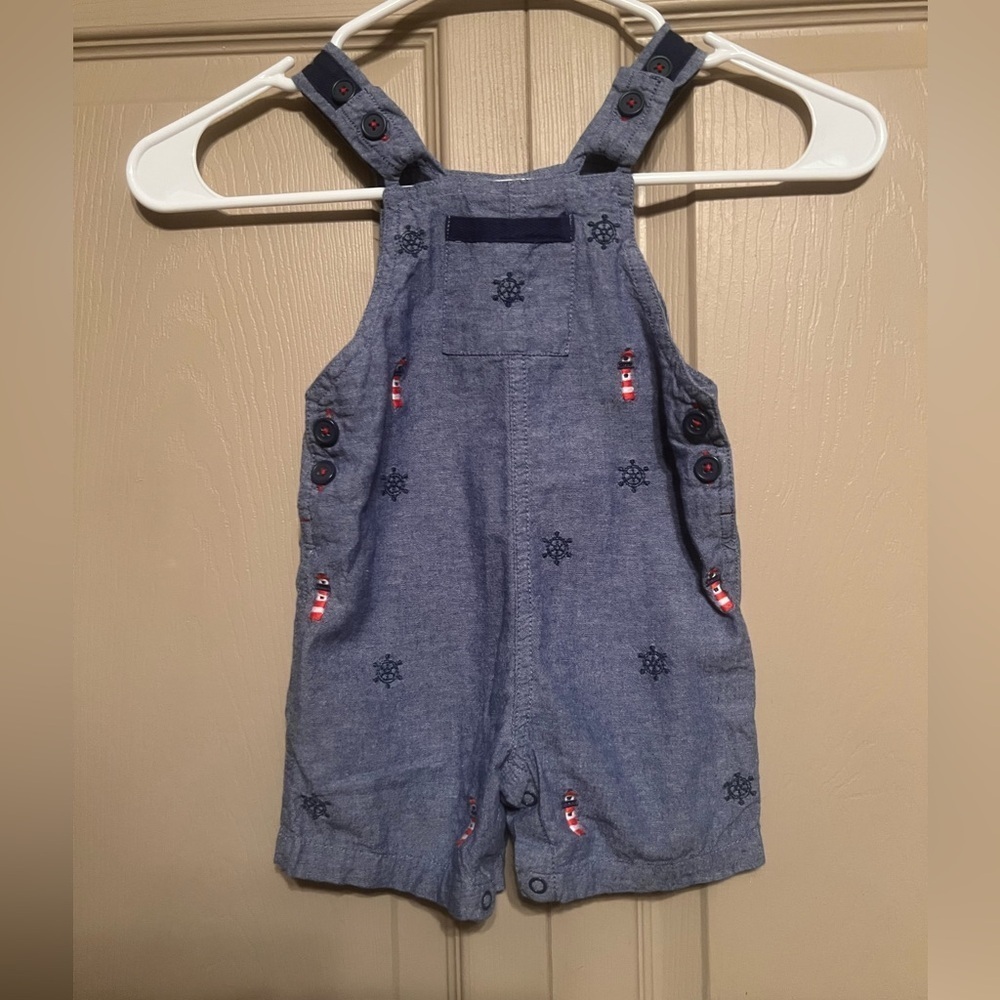 Nautical Blue Kids Overalls